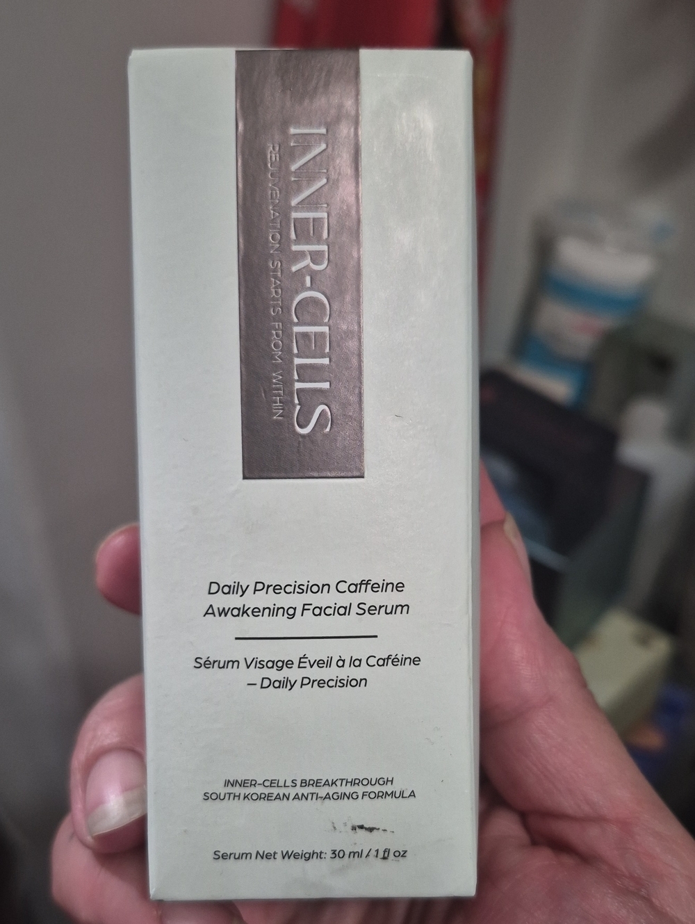 Daily Precision Caffeine Awakening Facial Serum — White